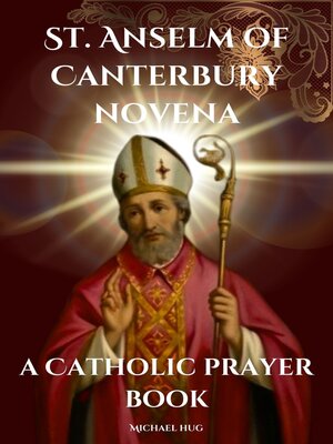 cover image of St. Anselm of Canterbury novena a Catholic prayer book